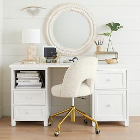 Beadboard Smart™ Storage Desk (59.5") | Pottery Barn Teen