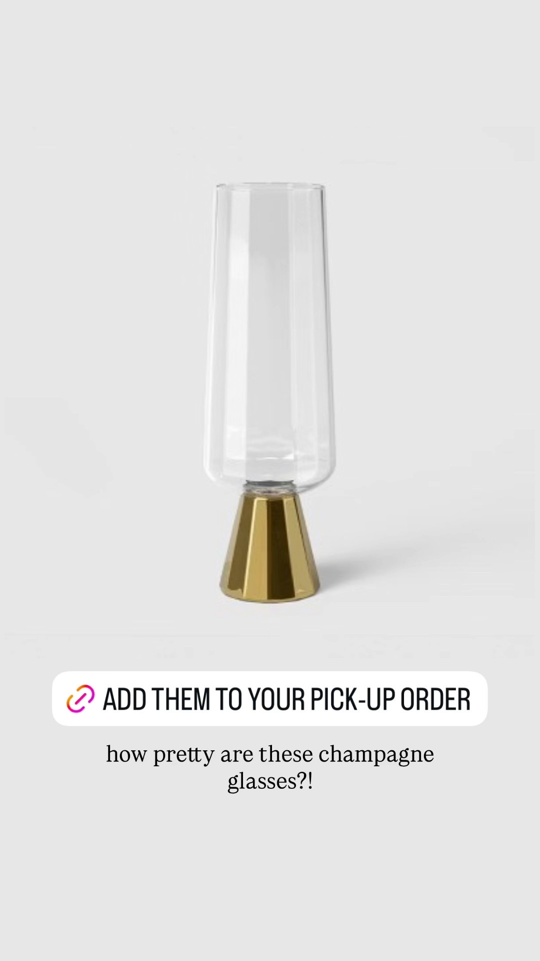 Prettiest champagne glasses! So unique with the gold! ✨✨✨

Add them to your pick-up order so you have them for Christmas morning!🥂 

#LTKFindsUnder50 #LTKSaleAlert #LTKHoliday
