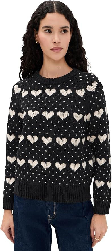 THE GREAT. Women's The Heart Crewneck | Amazon (US)