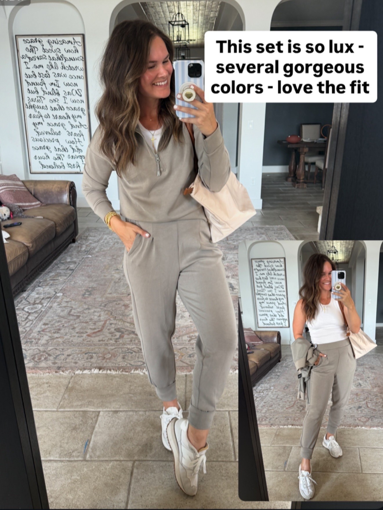 Love this cozy set from Walmart feels so high end true sizing in all 

#LTKSaleAlert #LTKFindsUnder50 #LTKStyleTip