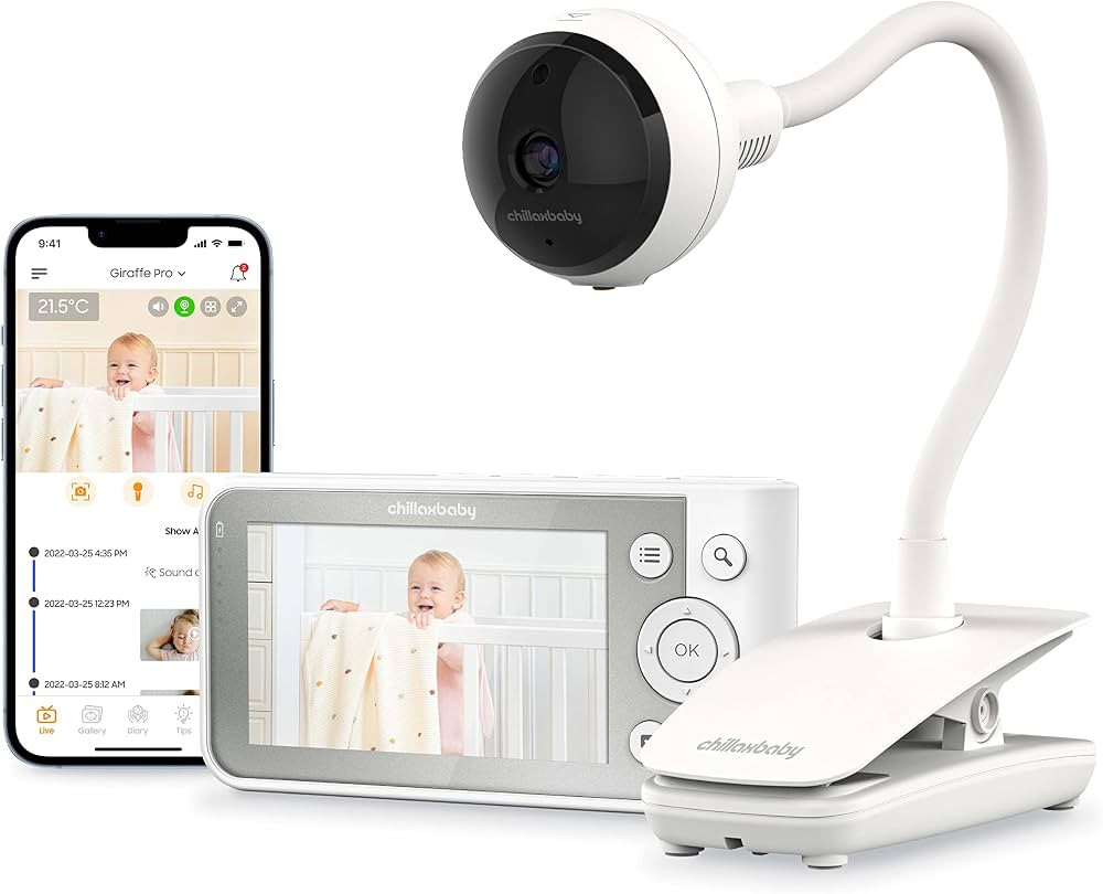 Chillax Giraffe Pro Smart Baby Monitor – WiFi Baby Monitor with Full HD 1080p Camera and 4.3”... | Amazon (US)