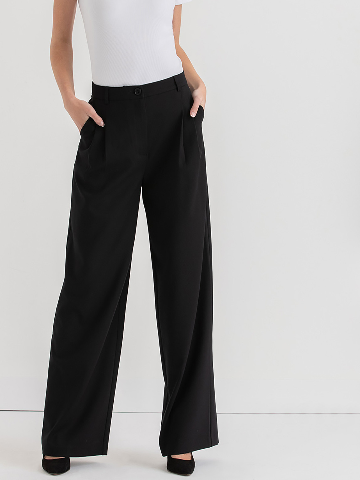Maxwell Wide Leg Pleated Pant in Luxe Tailored | Rickis | Ricki's
