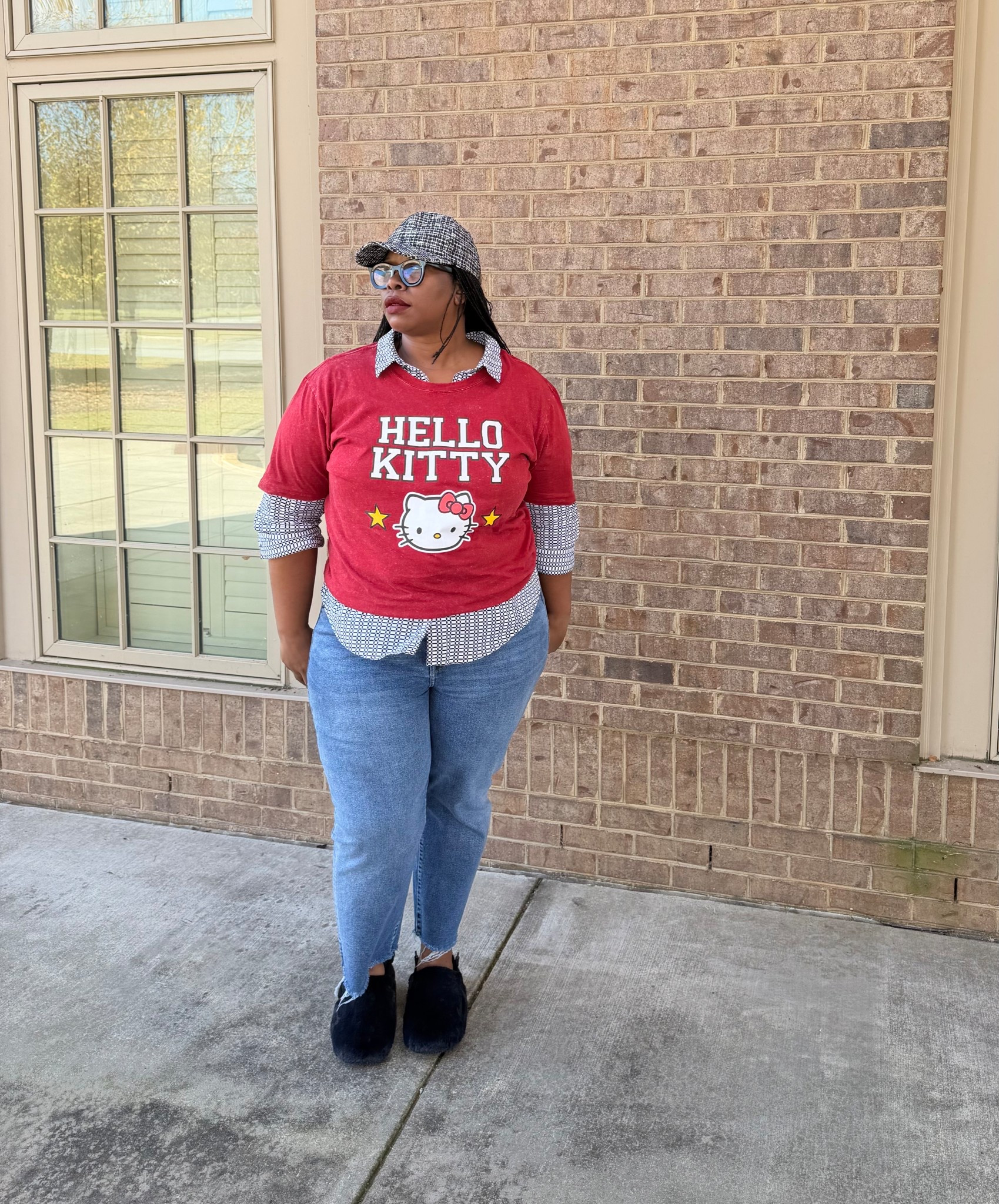 I’ve loved Hello Kitty since I was a little girl, and somehow… it still makes my heart light up at 42 💕 There’s something so timeless and joyful about it — a little reminder that growing up doesn’t mean letting go of what makes you smile. Just love it 🐱🎀

📝Outfit Deets:

🔹Graphic Tee: @target @targetstyle Women's Hello Kitty Oversized Short Sleeve Graphic T-Shirt - Washed Red
🔹Jeans: @tjmaxx
🔹 Mules: @rossdressforless @Nike Calm SE Women's Mules

 #HelloKittyForever #OOTD #InnerChildStyle #JoyInTheDetails
