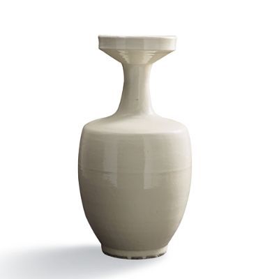 Blanc de Chine Shaped Vase | Frontgate | Frontgate