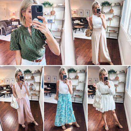 My favorite Amazon Spring and summer outfits from the week!

Over 40, over 50, summer dress, white dress, wide leg pants, 

#LTKover40 #LTKfindsunder50 #LTKSeasonal