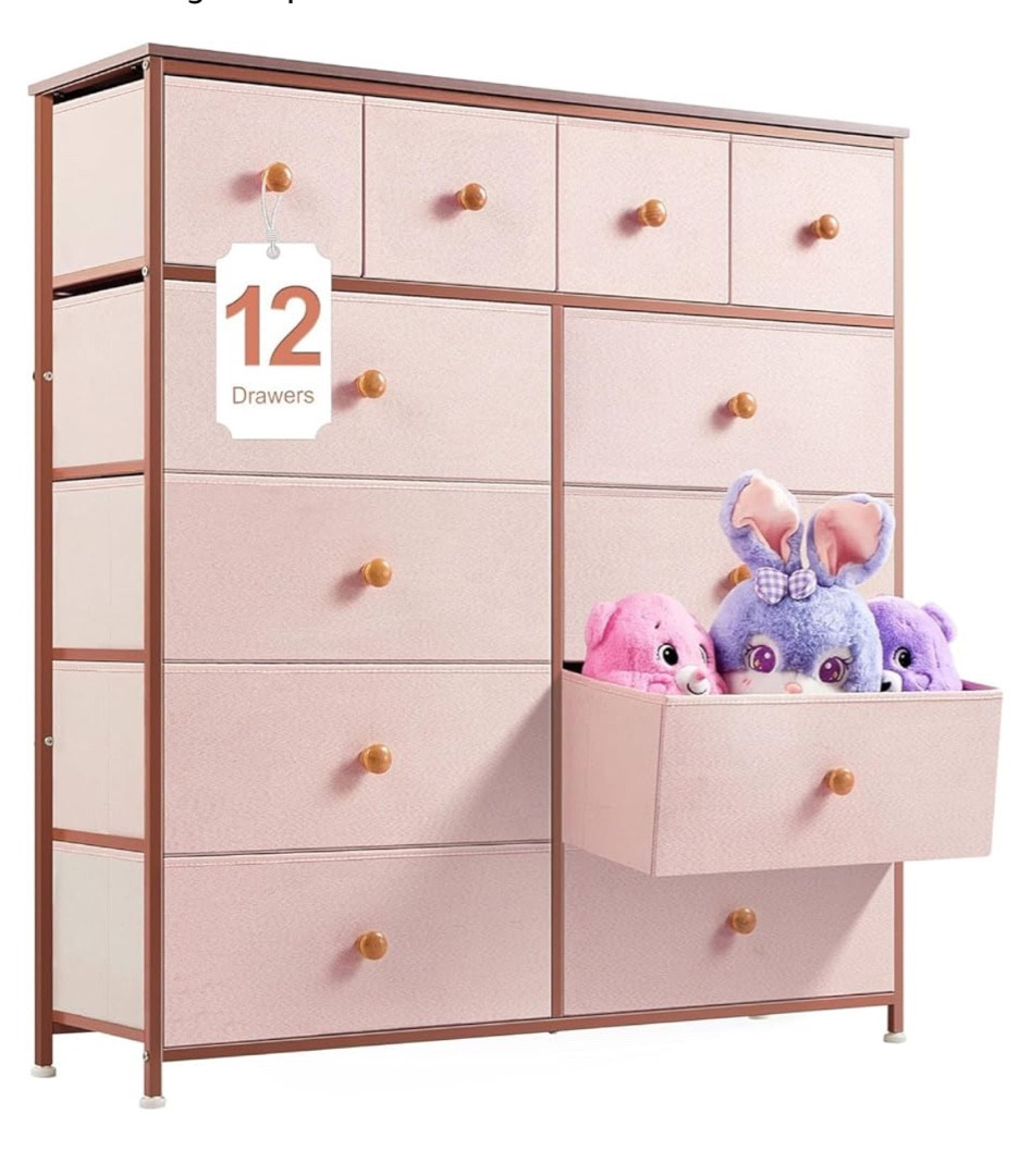 12 drawer dresser for bedroom in pink color 

#LTKGiftGuide #LTKSaleAlert #LTKHome