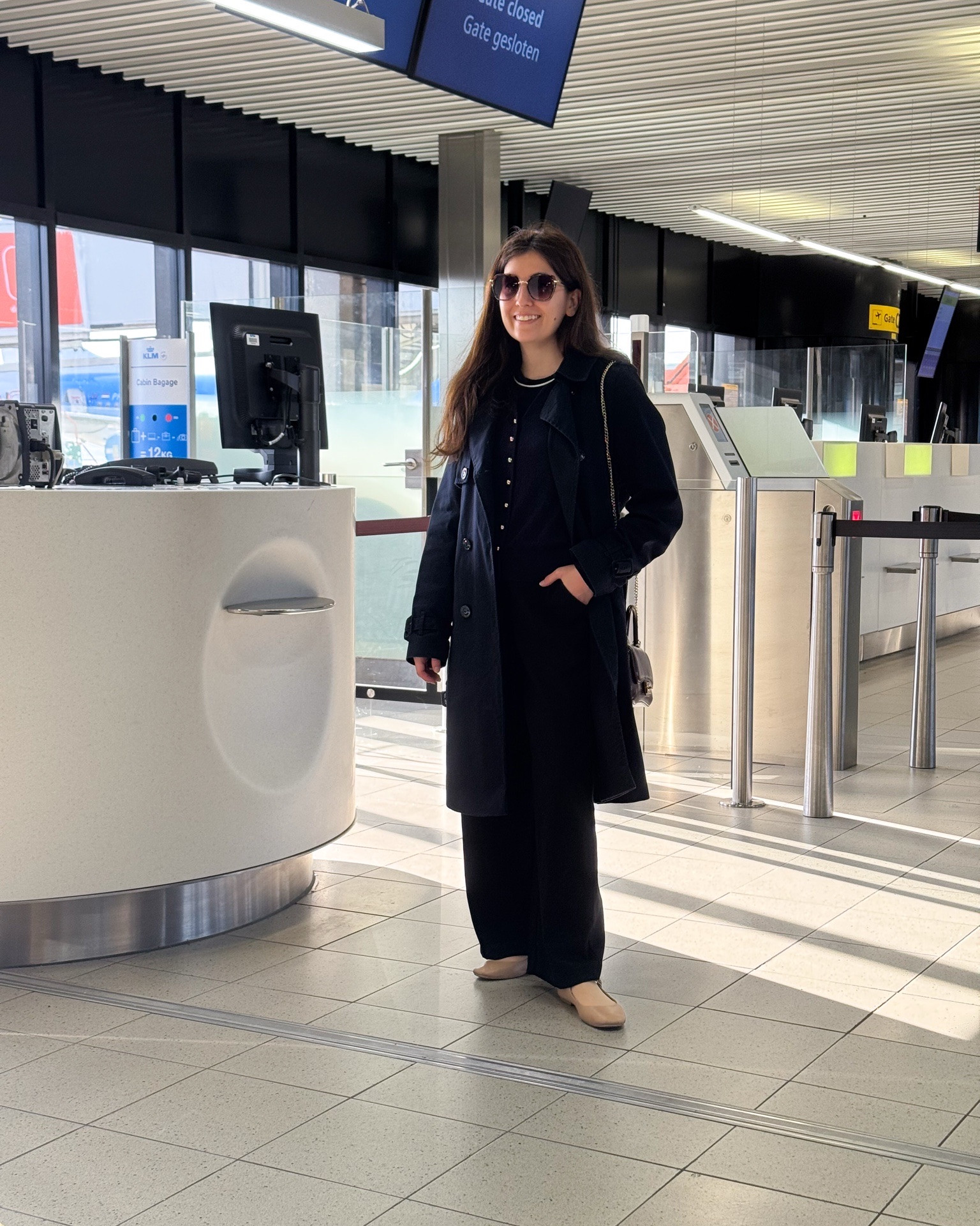 What I wore to Greece

Look no.1: Airport/travel outfit

I left the house at 6am so it was a bit chilly therefore I had to go for layers. I knew that in Greece it would be around 28°C if not more when I would land so the first layer had to be a navy blue sleeveless top. 

Then I added a cardigan and a trenchcoat in the same colour for extra warmth. I needed the trenchcoat in the morning and when I came back to the Netherlands but didn’t use it while in Greece at all. I finished the look with a pair of black trousers and nude ballet flats. I didn’t wear any accessories and I had with me a burgundy bag. 

Whenever I fly I try to be comfortable, warm and put together and this outfit ticked all the boxes!

#LTKeurope #LTKsummer #LTKtravel