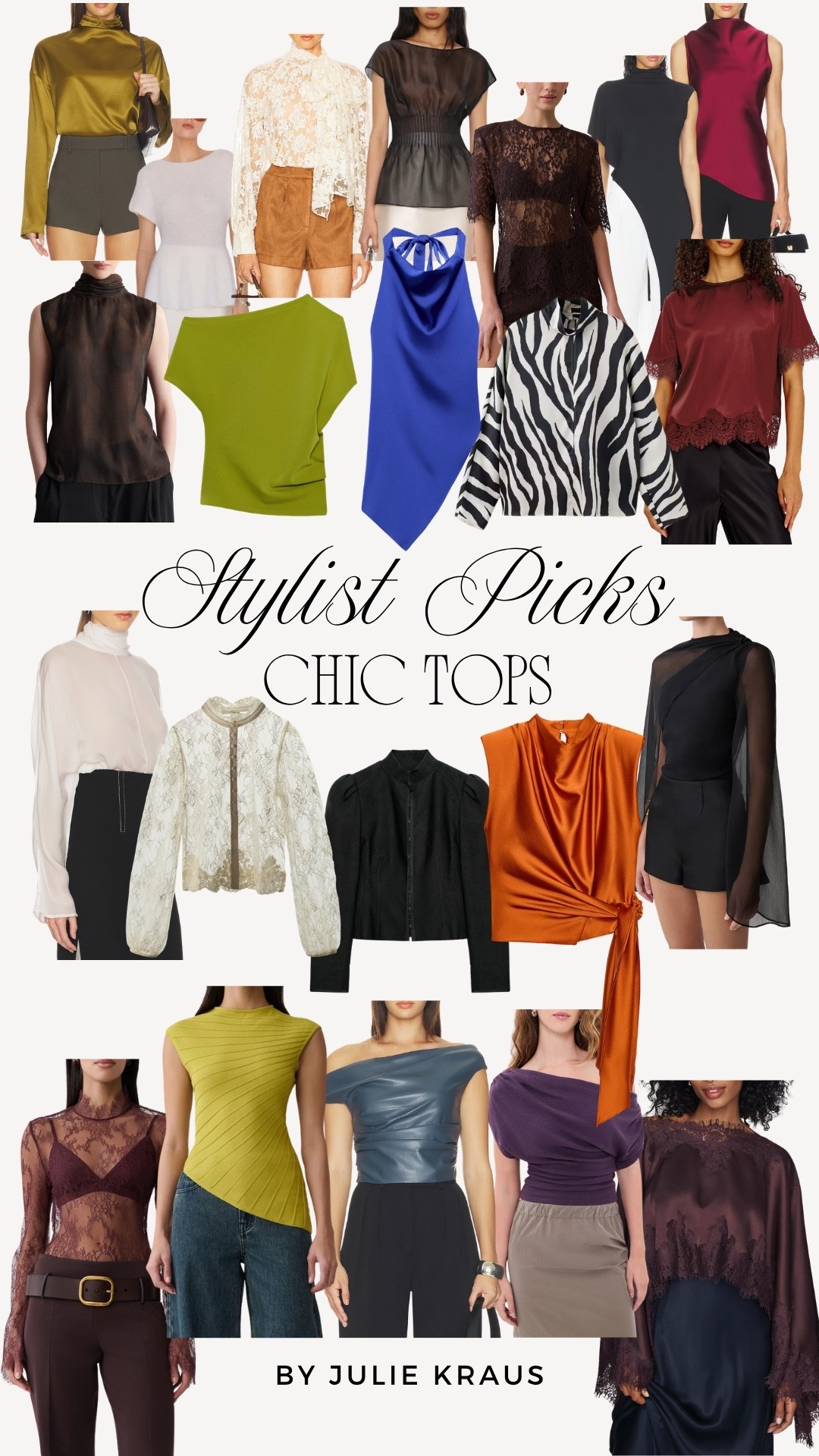 Modern fall tops and blouses!