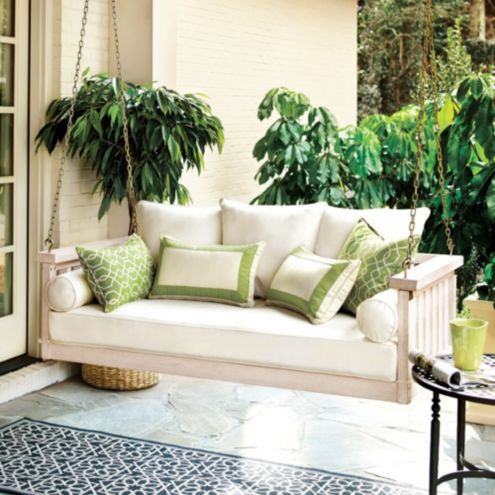 Sunday Porch Swing with Cushions | Ballard Designs, Inc.