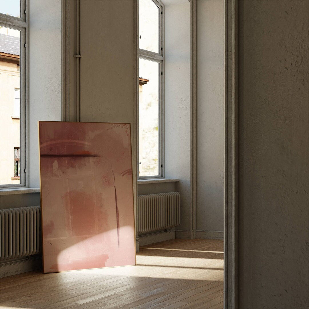 Love In The Morning Vibrant Abstract Orange Wall Art, Printable art, Download Art Print, Digital ... | Etsy (NL)