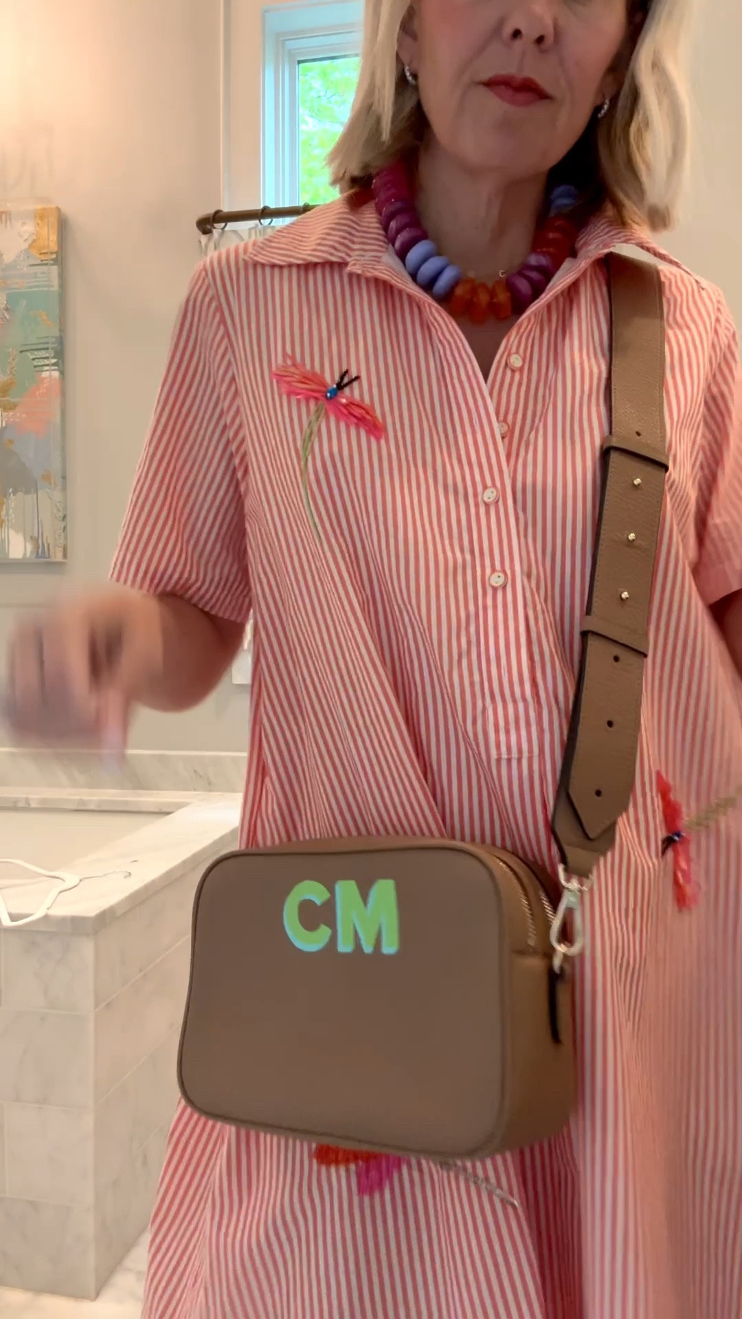 Ootd… make it easy & make it colorful! 
I’m in small!


#LTKOver40 #LTKootd #LTKgrwm