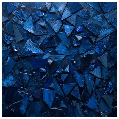 Blue Triangular Shapes Double Sided Throw Pillows | Wayfair North America