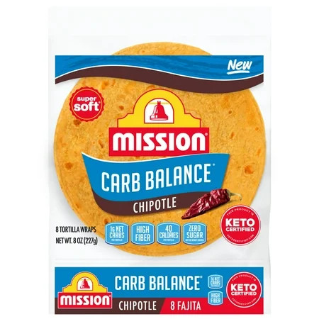 Mission Carb Balance Chipotle Flour Tortillas, Fajita Size, 8 Count | Walmart (US)