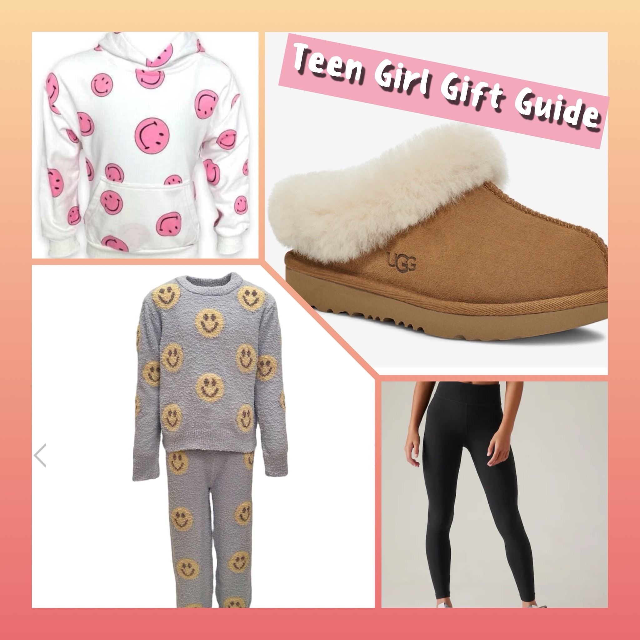 Gift inspo for the preteen or teen girl in your life! Soft Jammie’s, classic yoga pant, Ugg slippers and emoji sweatshirt.

#LTKGiftGuide
