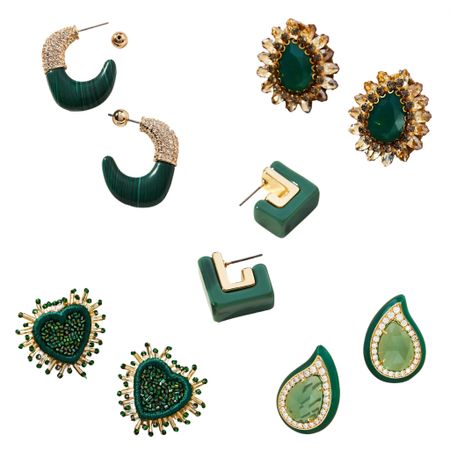 Loving these green earrings from Anthropologie 

#LTKstyletip #LTKHoliday #LTKSeasonal