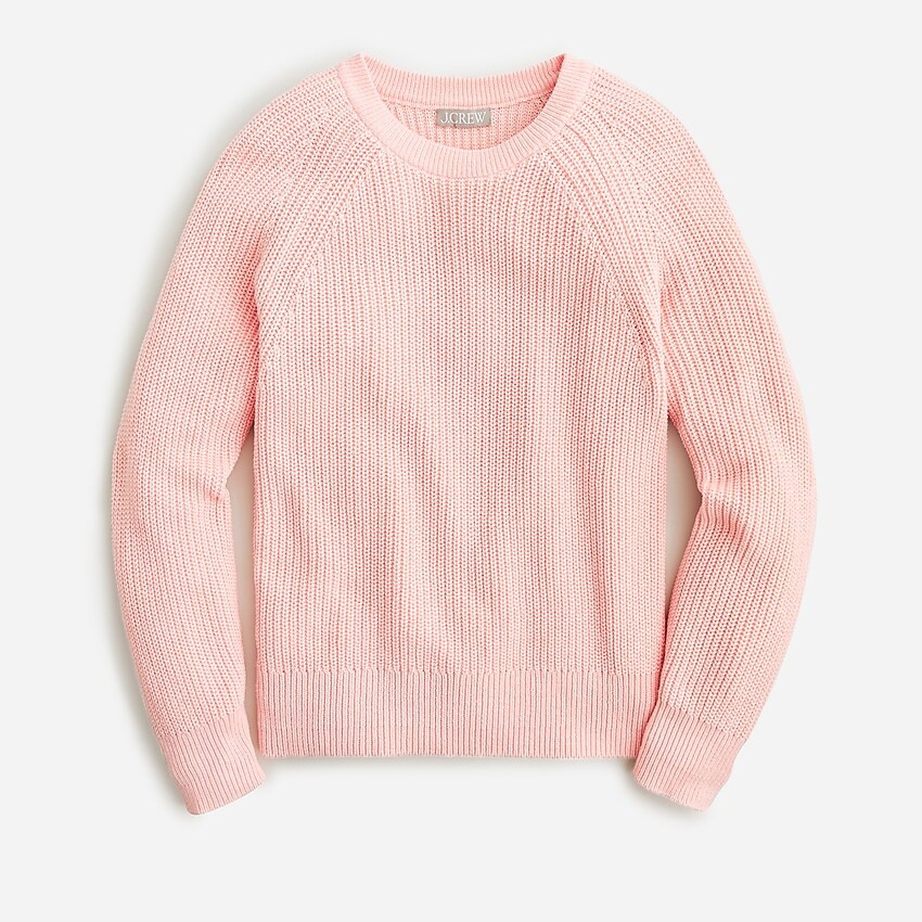Cotton fisherman sweater | J. Crew US