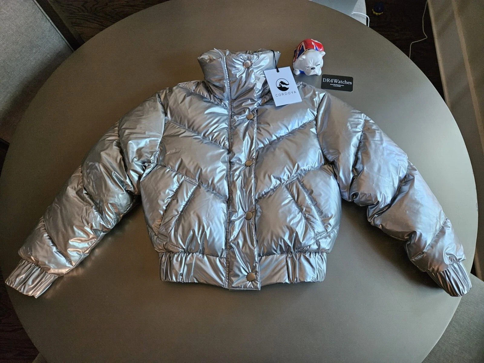 Cordova Metallic Silver Ski Puffer Jacket; Size XS | eBay US