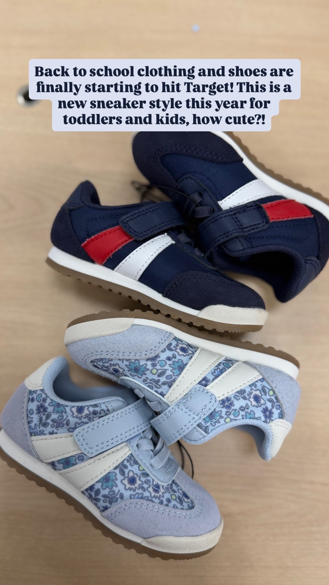 So many adorable new sneakers for toddlers and kids for back to school at Target!