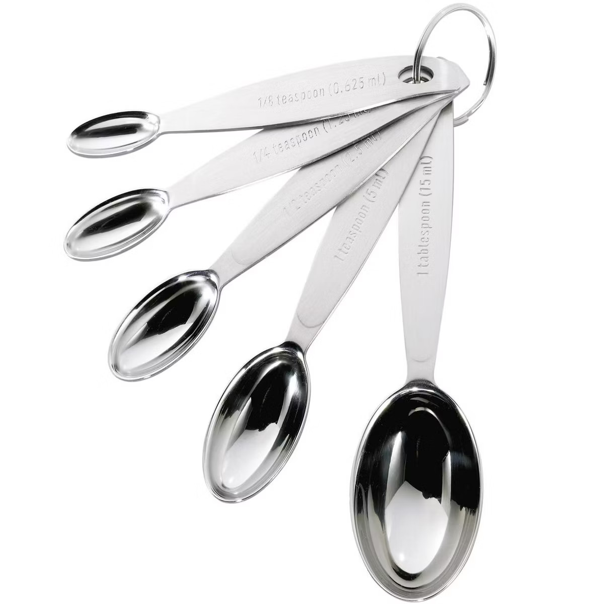 Cuisipro Stainless Steel Measuring Spoon Set, 5 Piece | Target
