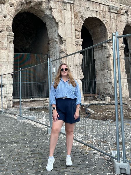 Italy trip outfits. Tailored shorts and a classic shirt is a must for a timeless look. 

 #LTKsalealert #LTKunder50 #LTKstyletip #LTKunder100 #LTKshoecrush #LTKworkwear #LTKSeasonal #LTKitbag 

#LTKeurope #LTKmidsize #LTKSale