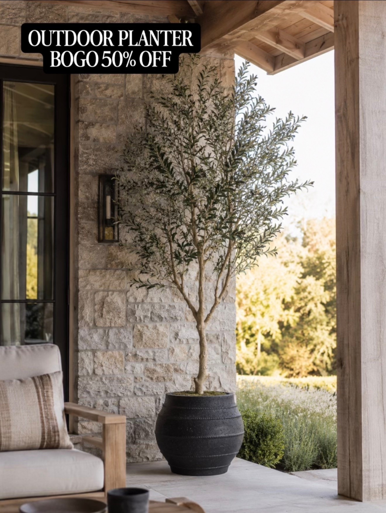 Planter Is BOGO 50% Off 👏🏼🖤

Follow @farmtotablecreations on Instagram for more beautiful home finds, styling inspiration, and outdoor favorites.

This oversized black textured planter instantly gives a porch or patio that elevated designer look. Paired with an olive tree, it creates the prettiest warm European-inspired outdoor styling moment for summer. The texture, scale, and rich charcoal finish make it look so high end — and right now it’s BOGO 50% off which makes this deal even better. ✨

#planter #outdoordecor #olivetree #patiodecor #amazonhome

outdoor planter | black planter | olive tree decor | covered porch ideas | patio styling | luxury outdoor decor | oversized planter | neutral outdoor decor | designer patio ideas | porch styling | patio inspiration | outdoor living | modern farmhouse porch | textured planter | olive tree styling | elegant outdoor spaces | cozy patio ideas | backyard inspiration | exterior decor | high end outdoor style | porch decor ideas | warm neutral decor | outdoor entertaining | summer patio refresh | designer look for less

#LTKSaleAlert #LTKHome #LTKSeasonal