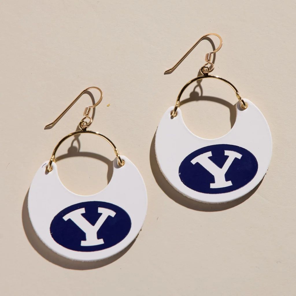 Brigham Young University White BYU Ninas | Nickel and Suede