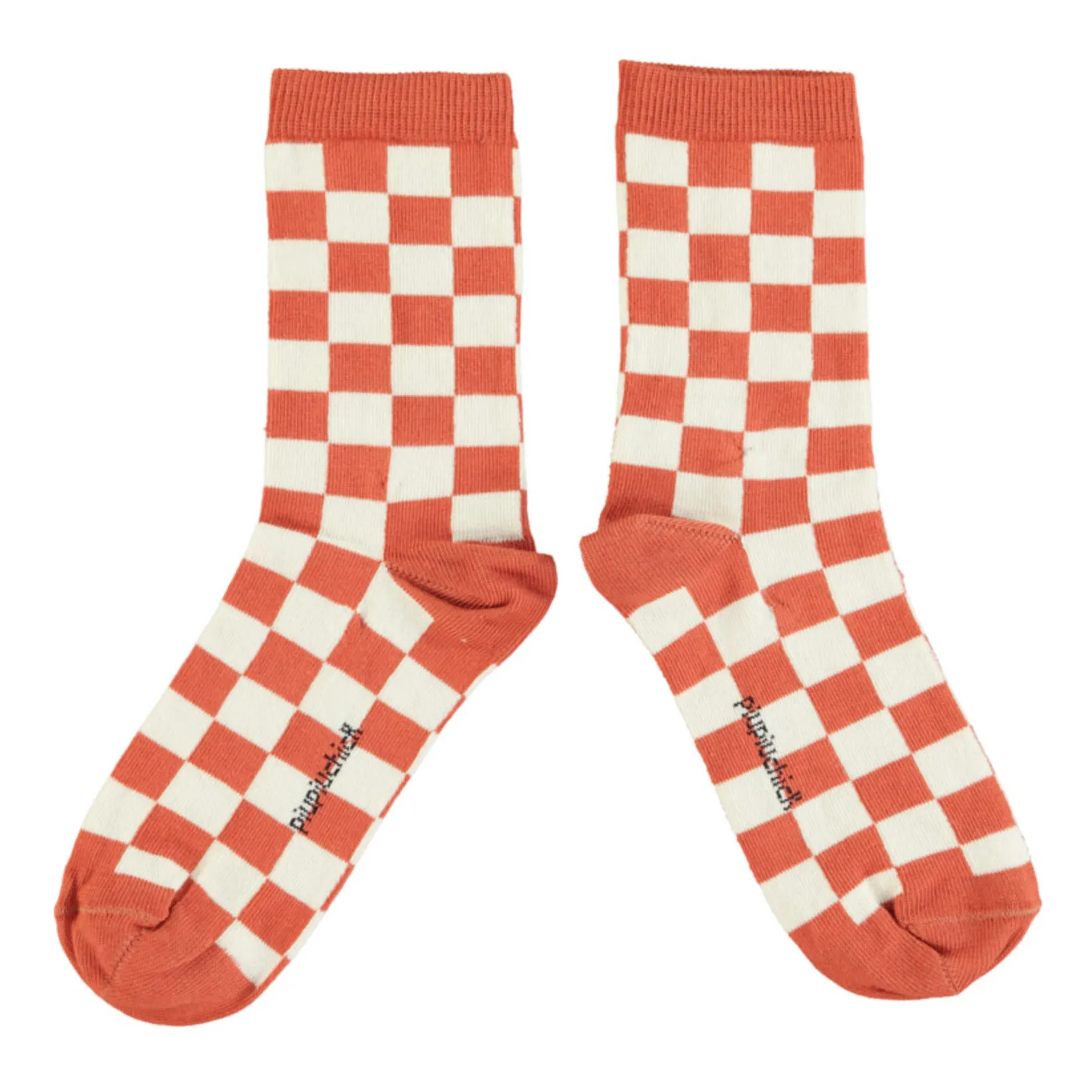 Socken Karo | Terracotta | Smallable