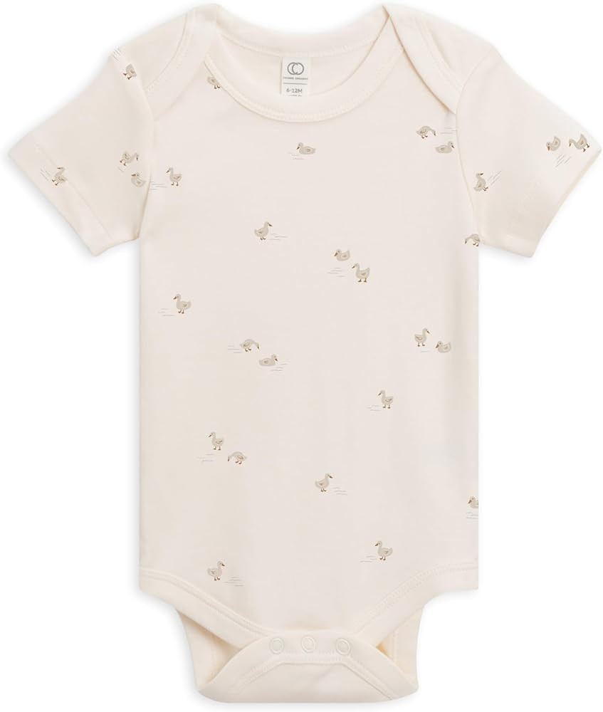 Classic Organic Baby Bodysuit with Short Sleeves by Colored Organics | Amazon (US)