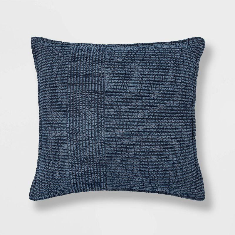 Quilted Solid Pillow Chambray - Threshold™ | Target