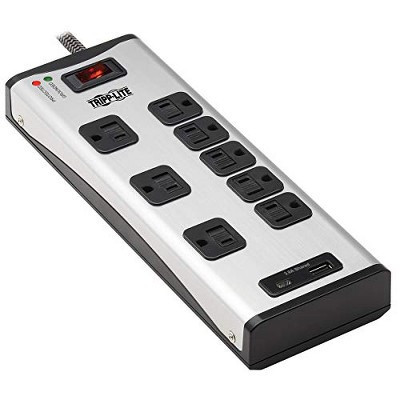 Tripp Lite Surge Protector Power Strip 8-Outlet with USB Charging (TLM88USBC) | Target