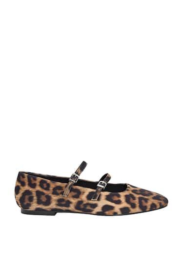 Leopard print ballet flats | PULL and BEAR UK