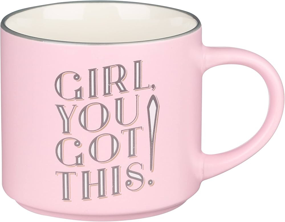 Bless Your Soul XL Extra Large Pink Coffee Mug Girl You Got This, Funny Birthday Gifts for Women,... | Amazon (US)
