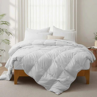 Medium Warmth All Season 600 Fill Power White Goose Feather Down Comforter Duvet Insert - Bed Bat... | Bed Bath & Beyond