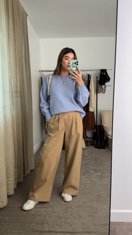 Loving these trousers from madewell! They fit oversized so they’re perfect or first trimester :) 

Maternity outfit, fall outfits, pregnancy outfits, bump friendly outfits, fall style, fall outfit ideas, sweaters

#LTKworkwear #LTKVideo #LTKxMadewell