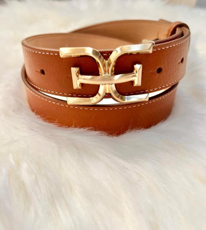 Women's Slim Double-E Plaque Buckle Belt | Macy's