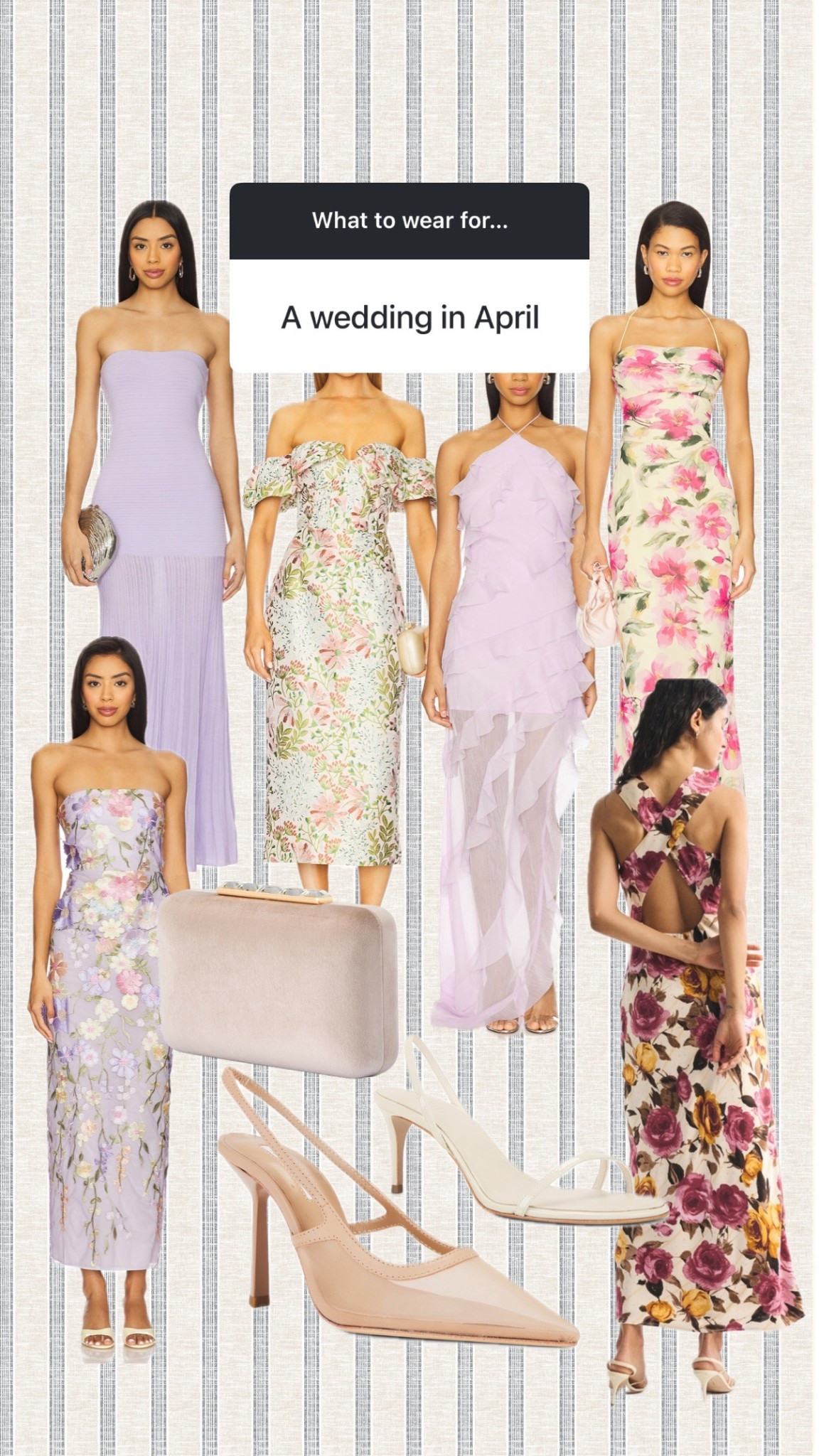 What to wear for- April/spring wedding



#LTKSeasonal #LTKSaleAlert #LTKWedding
