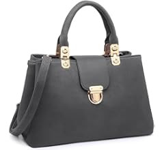Dasein Women Satchel Handbags Top Handle Purse Medium Tote Bag Vegan Leather Shoulder Bag | Amazon (US)