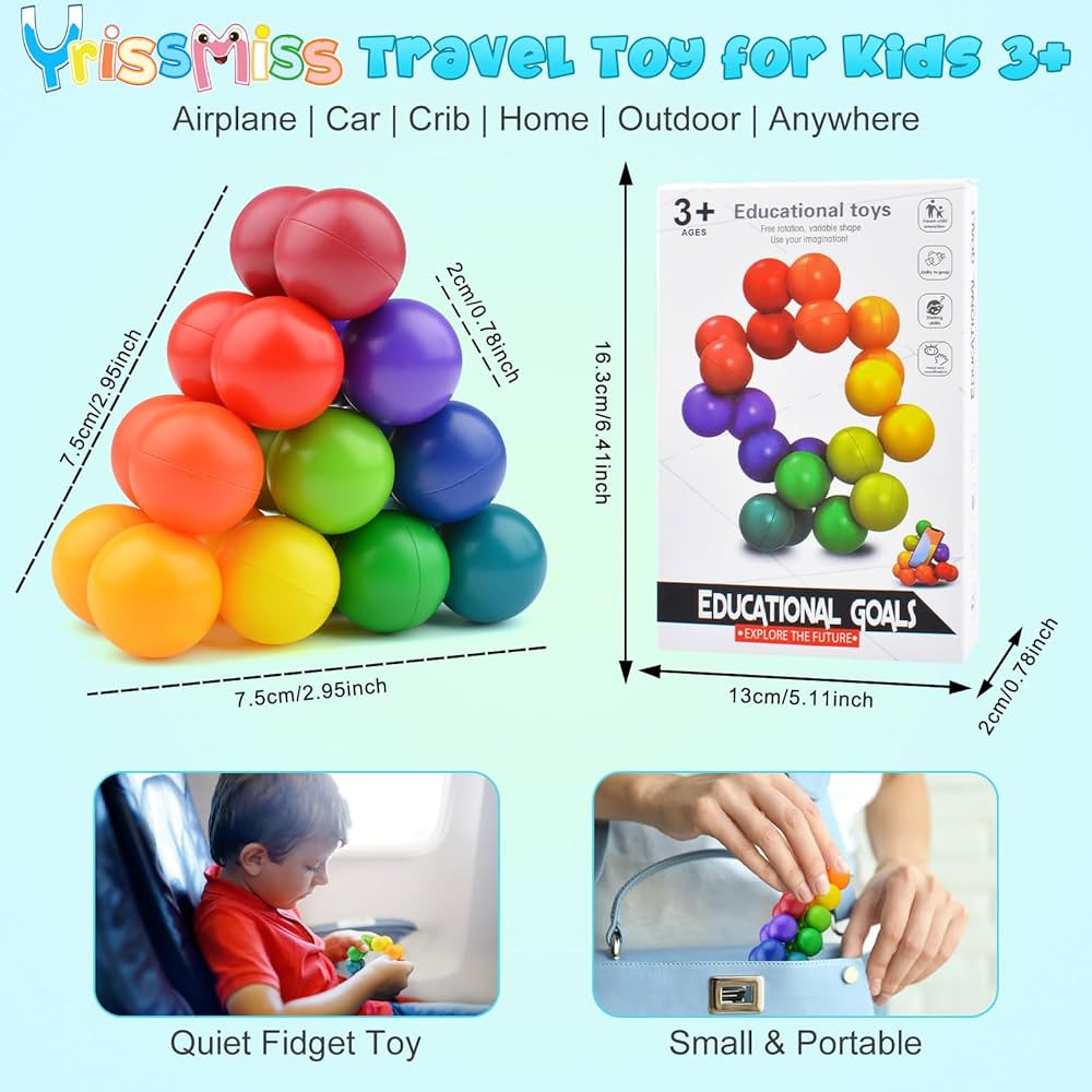 2PCS Autism Sensory Toys for Autistic Children , Sensory Fidget Toys for Adults Kids, Autism Toys... | Amazon (US)