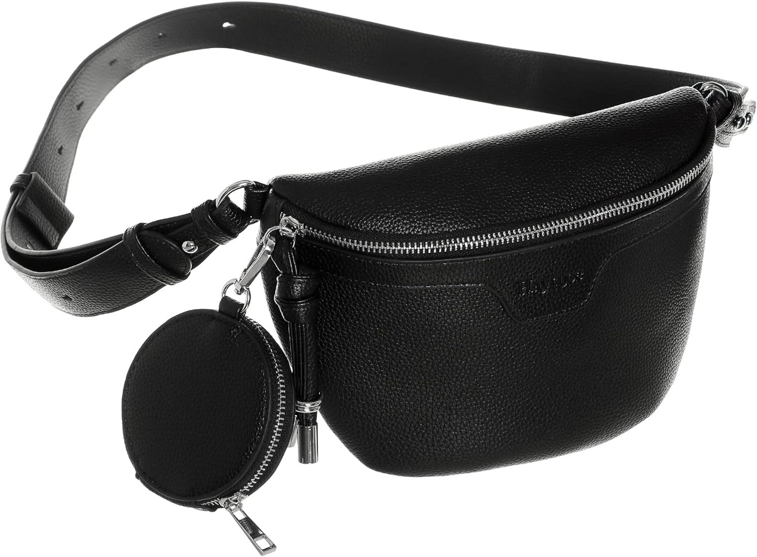 Haytijoe Crossbody Fanny Packs for Women Sling Bags Bumbag, Leather Belt Bag Chest Purse for Trav... | Amazon (US)
