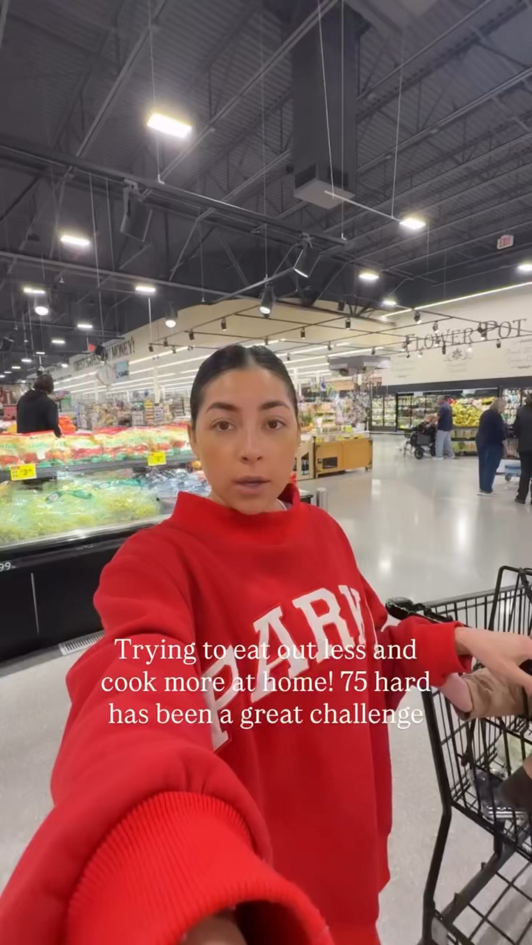 Grocery shopping is easier in a comfy sweatshirt like this red mock neck from Parke!

#LTKdayinmylife #LTKvlog #LTKootd