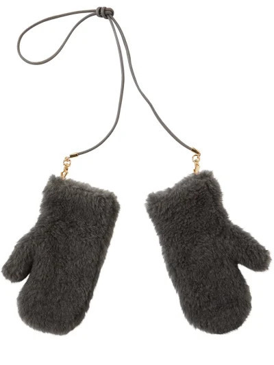 Handschuhe aus kamelhaar und riemen „ombrato“ - Max Mara - Damen | Luisaviaroma | Luisaviaroma