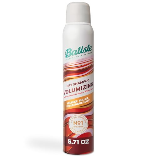 Batiste Dry Shampoo, Volumizing, Refresh Hair and Absorb Oil Between Washes, Waterless Shampoo for Added Hair Texture and Body, 5.71 oz | Amazon (US)
