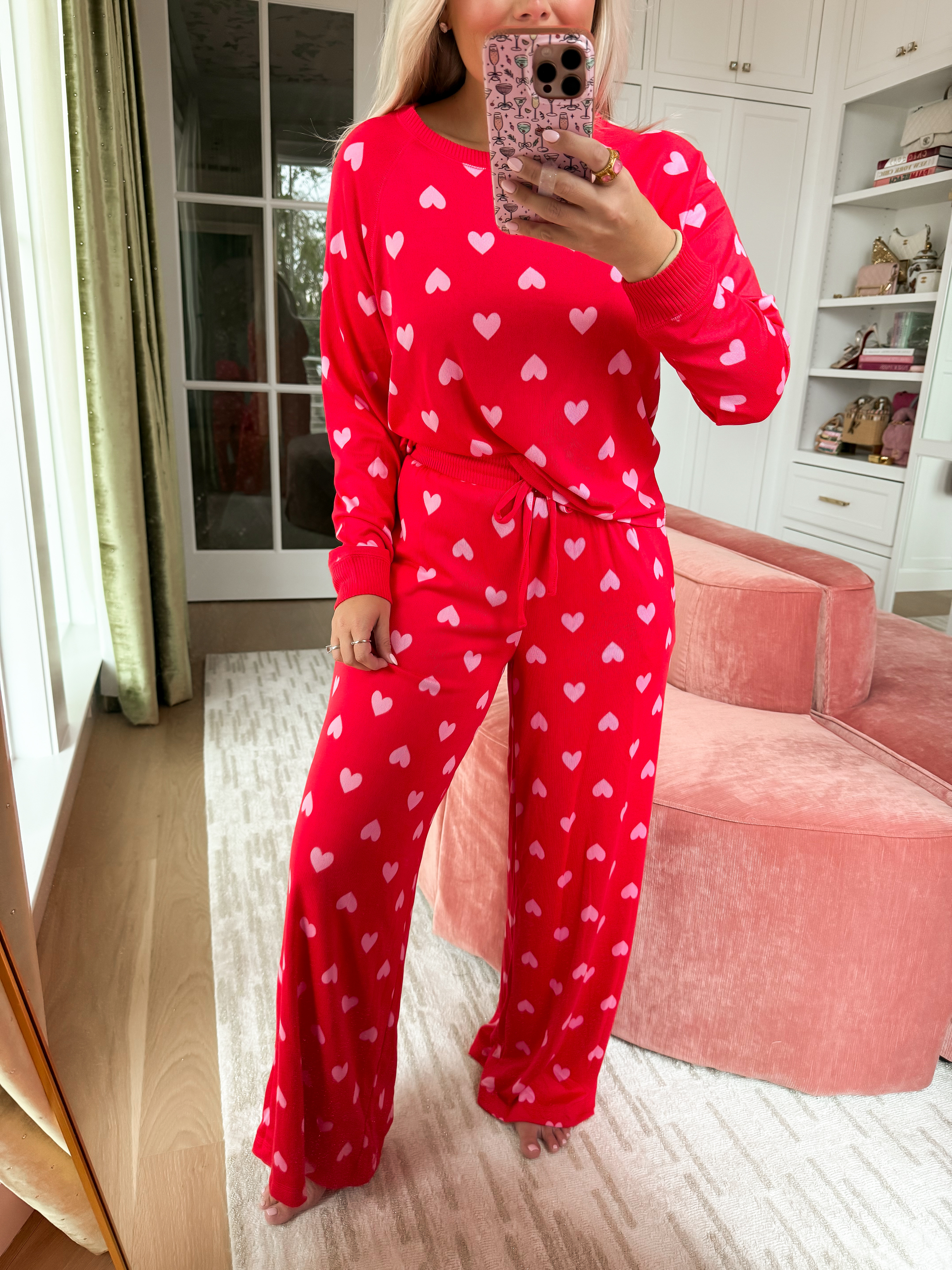 Walmart valentines lounge set. Wearing a size small  

#LTKgrwm #LTKootd