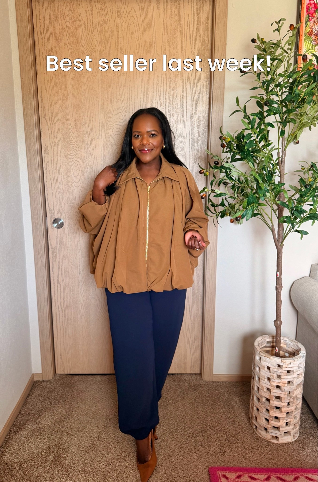I can’t wait until the weather drops a bit so I can wear this Amazon jacket outside!! Size down.

#LTKNYFW #LTKootd #LTKWorkwear