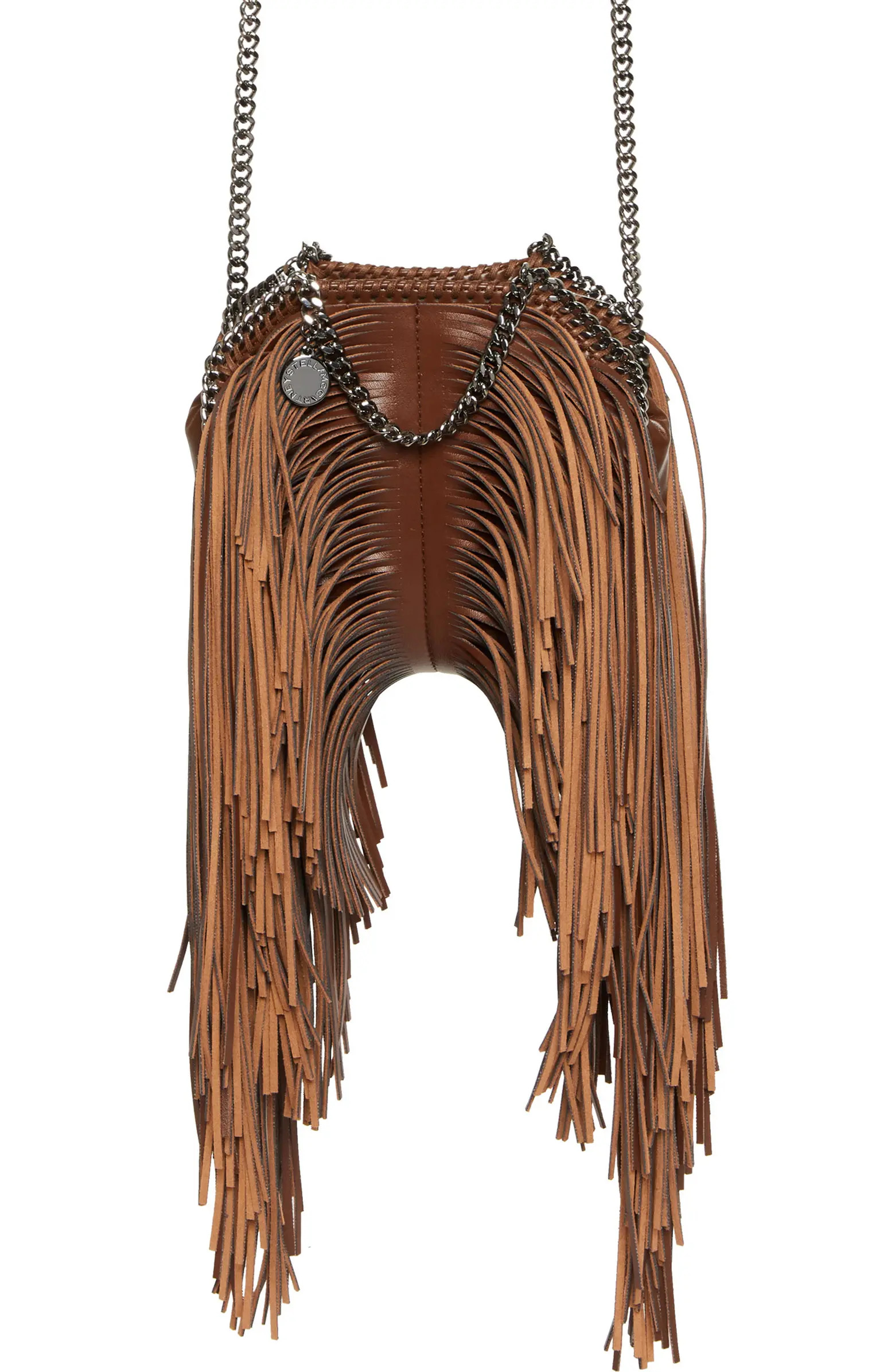 Stella McCartney Tiny Falabella Fringed Faux Leather Tote | Nordstrom | Nordstrom