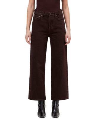 Ren High Rise Wide Leg Ankle Jeans in Sloe Berry | Bloomingdale's (US)