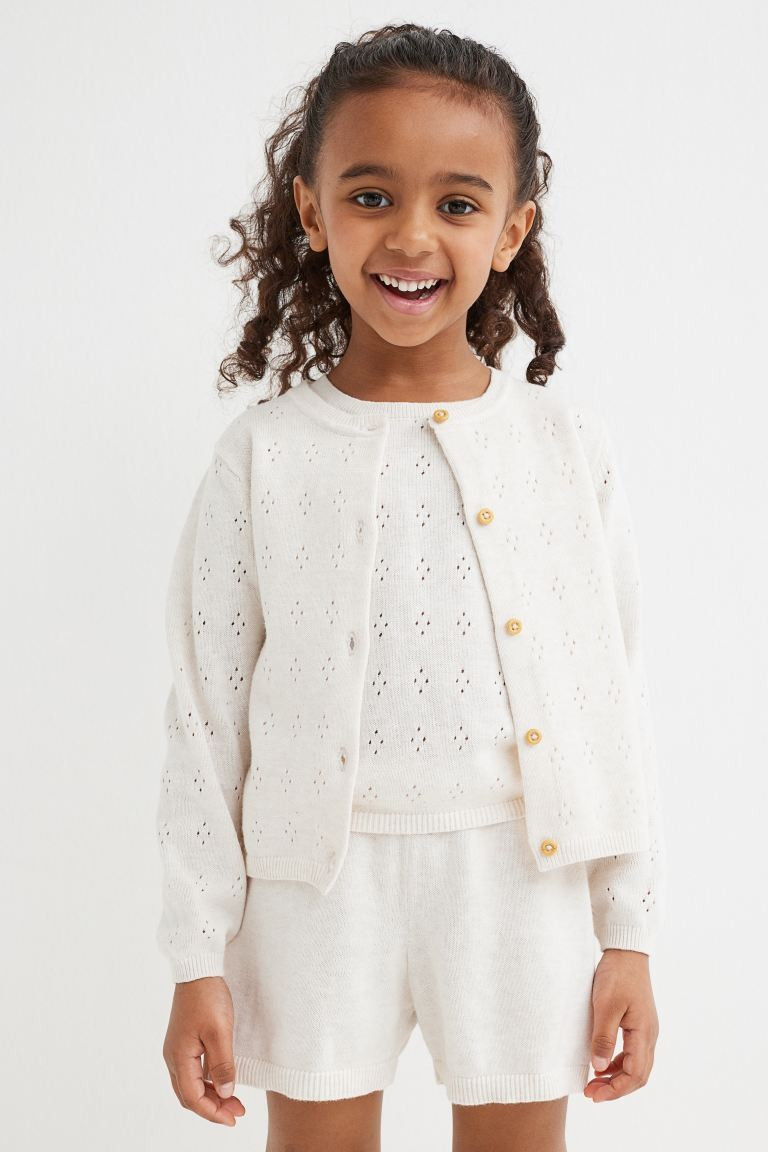 3-piece fine-knit cotton set | H&M (UK, MY, IN, SG, PH, TW, HK)