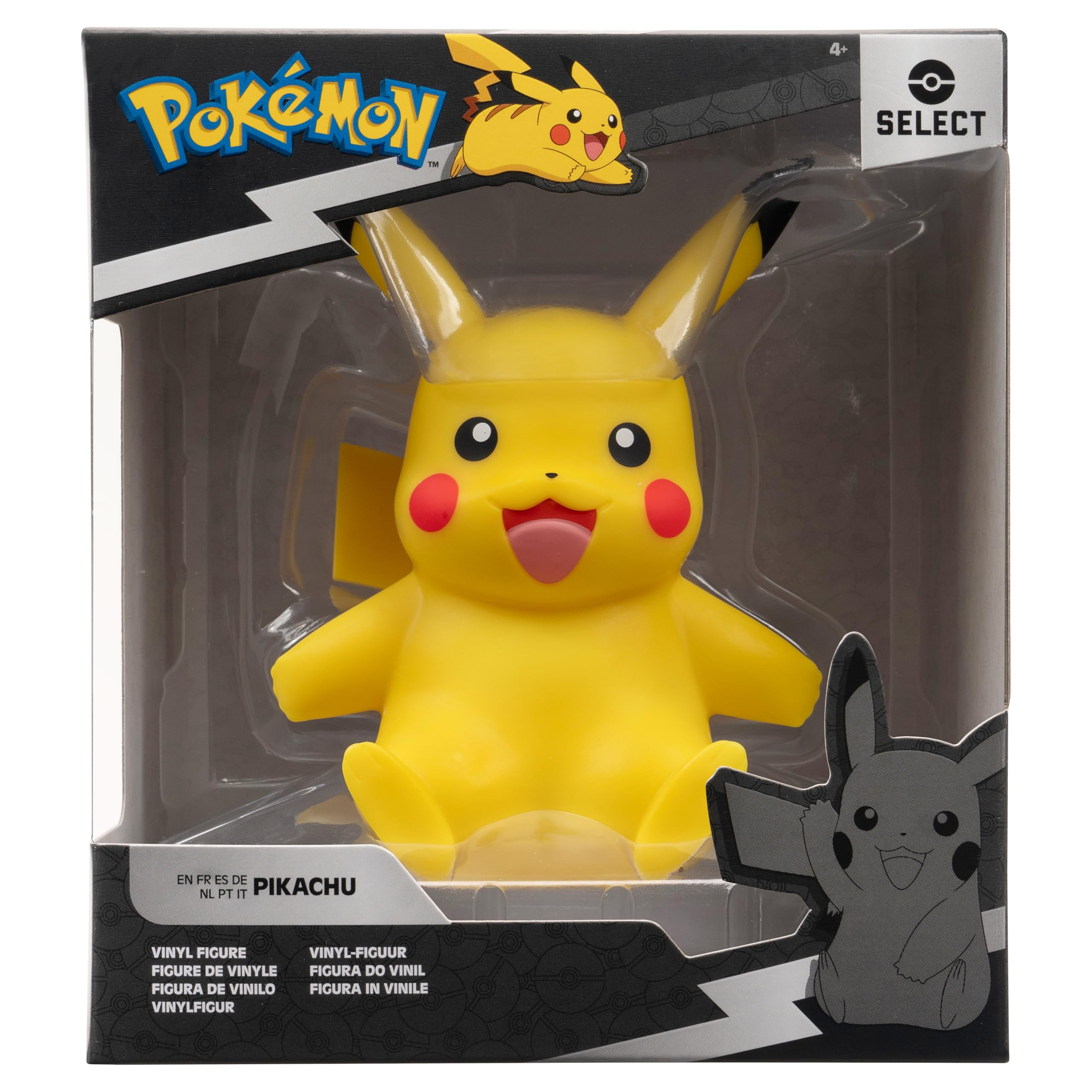Pokemon Pikachu Select Vinyl Figure - 4-Inch Figure Made from Vinyl | Amazon (US)