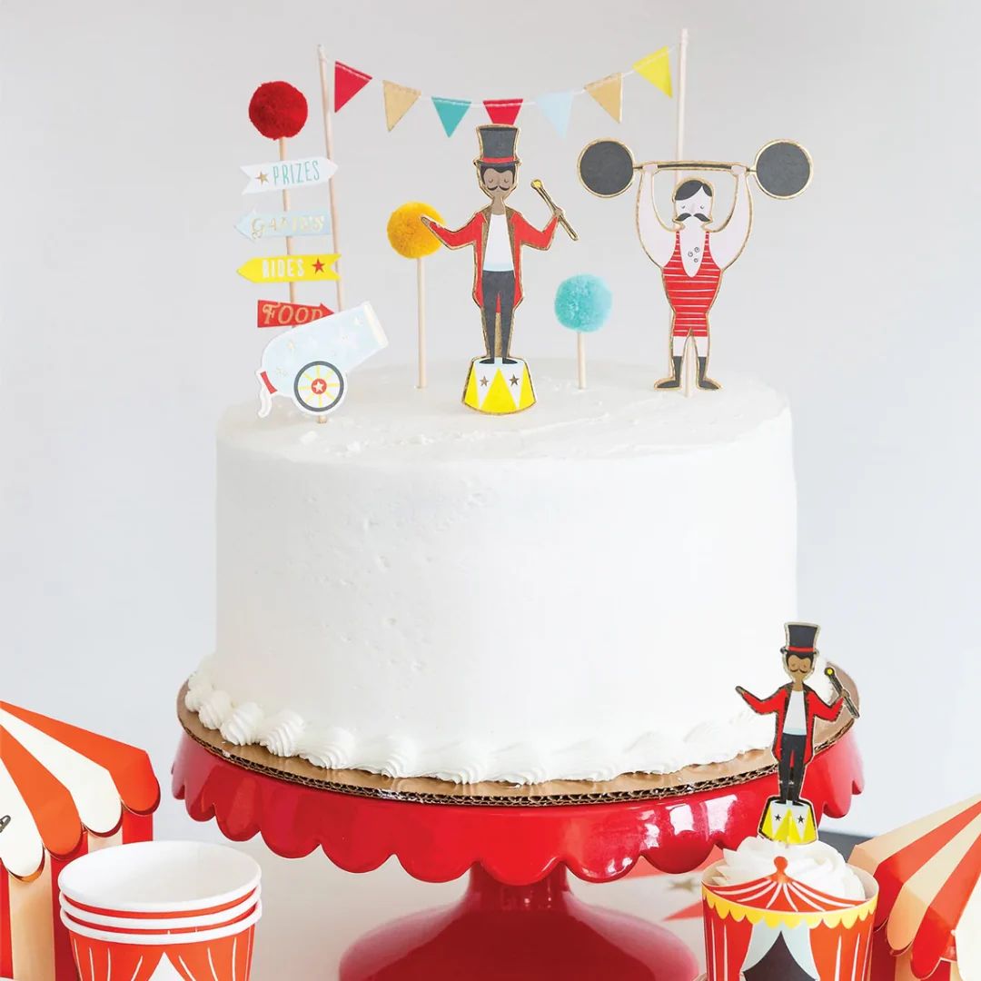 Carnival Cake Toppers | Ellie and Piper