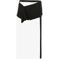 Draped high-rise woven shorts | Selfridges